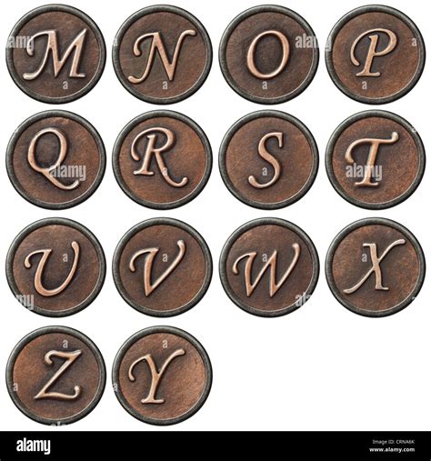 Round Letters Font Type Alphabet Letters Hi Res Stock Photography And