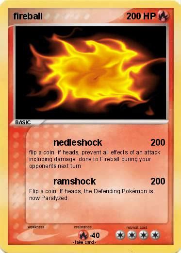 Pokémon Fireball 128 128 Nedleshock My Pokemon Card