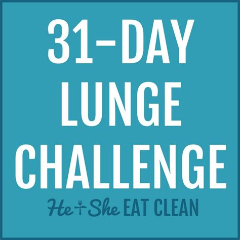 Easy 31-Day Lunge Challenge for Beginners & Experts