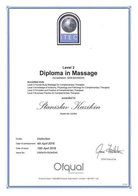 Itec Diploma