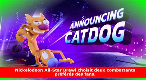 Nickelodeon All Star Brawl Choisit Deux Combattants Pr F R S Des Fans