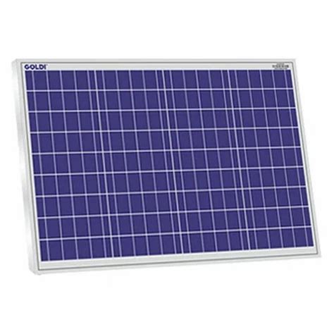 Polycrystalline W Goldi Green Gn Poly Solar Panel V At Rs