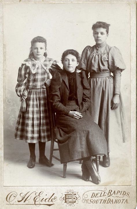 Found An Old Picture Of My Great Great Grandma Left And Her Sisters Rthewaywewere