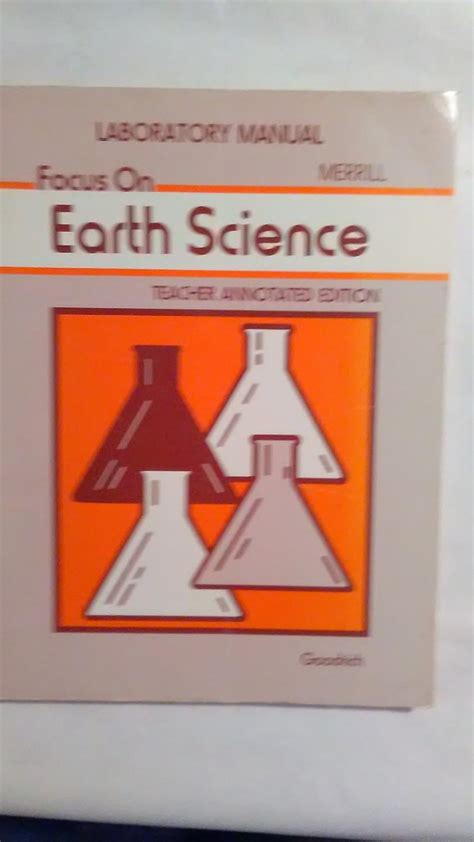 Focus On Earth Science Laboratory Manual Joyce T Spangler