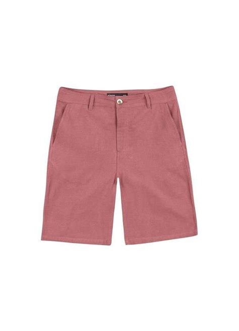 Hering Bermuda Chino Masculina Bolso Faca Rosa Chinos Masculinos