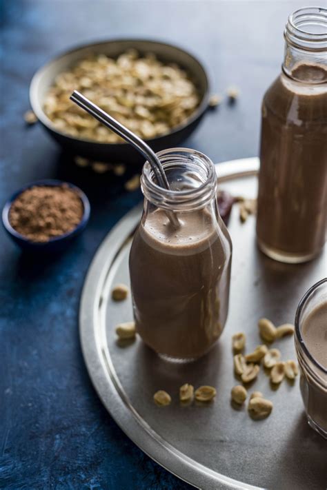 Chocolate Peanut Milk The Almond Eater
