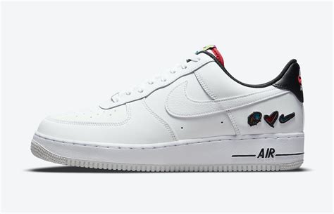 Nike Air Force 1 Low Peace Love Swoosh Dm8148 100 Release Date Sbd