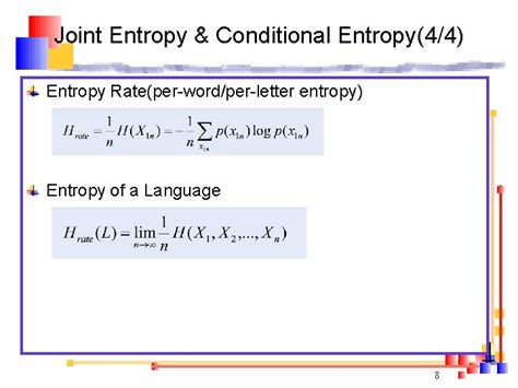 Mutual Information Joint Entropy Conditional Entropy Contents Entropy