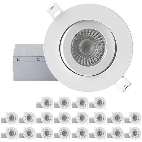 Buy QPLUS 4 Inch Airtight Eyeball Gimbal LED Recessed Lighting With