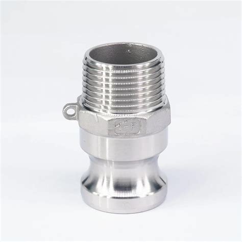 Bsp Male Thread Stainless Steel Type F Plug Camlock Fitting Cam