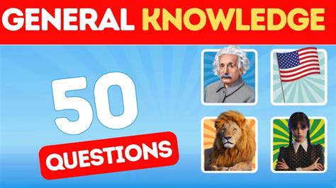 50 General Knowledge Questions 🧠🤯 How Good Is Your General Knowledge Youtube