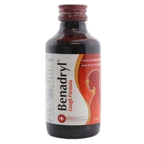 Benadryl Cough Formula Syrup 150 Ml At Best Price In Chennai Sri Lakshmi Agency