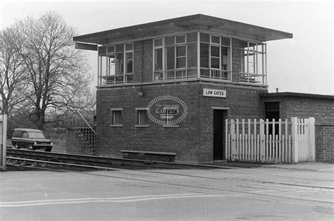 The Transport Library Br British Rail Signal Box At Low Gates In