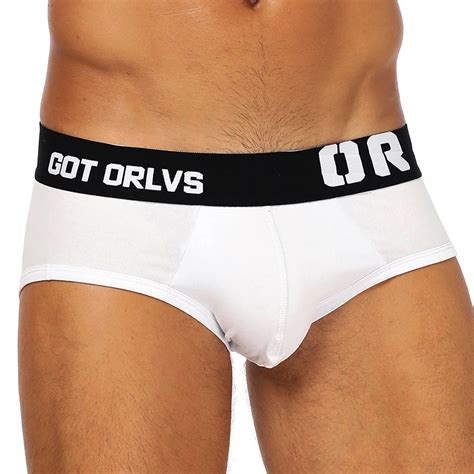 Orlvs Sexy Men Underwear U Convex Pouch Slip Cueca Male Panties Mens