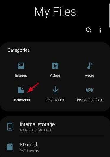 How To Transfer Files From Android Storage To An Internal Sd Card