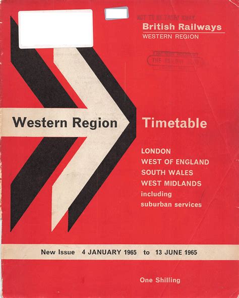 British Railways 1964 Winter Passenger Timetable 6 Book Bundle