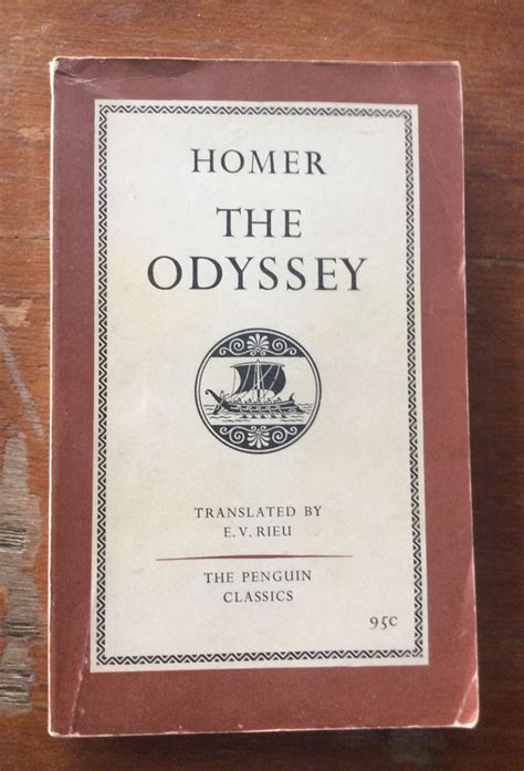 The Odyssey Translated From Homer By E V Rieu