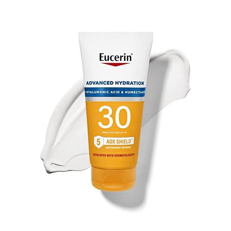 Hot Sale Eucerin Advanced Hydration Lightweight Sunscreen Lotion Spf