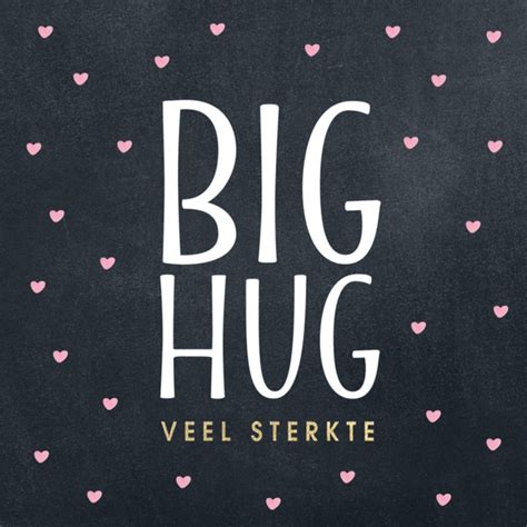 Luckz Beterschapskaart Big Hug Veel Sterkte Greetz