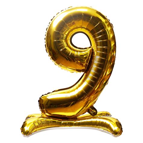 Buy Stand Up Gold Number Balloons For Only Usd By Airise