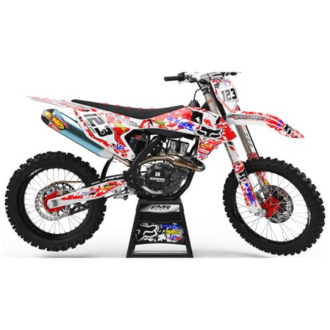 Custom Dirt Bike Graphics Kit Fox Ca C Custom Graphics Mx