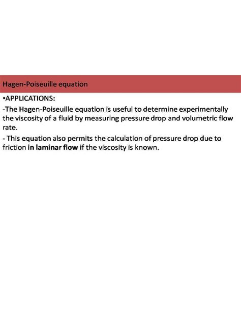 Hagen Poiseuille Equation Pdf