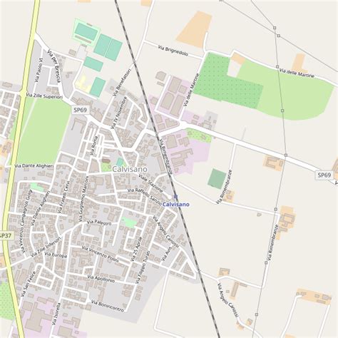 Mappa Monumenti Di Calvisano Lombardo Geosystems