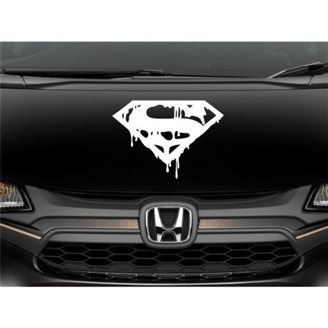 Jual Stiker Mobil Superman Blood Cm Stiker Kap Mesin Body Cutting