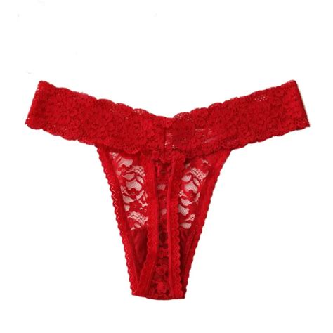 Women Underwear Sexy Lingerie Briefs Solid Lace Pantiesthin Lace