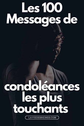 A Poster With The Words Les Messages De Condences Des Plus Touchants