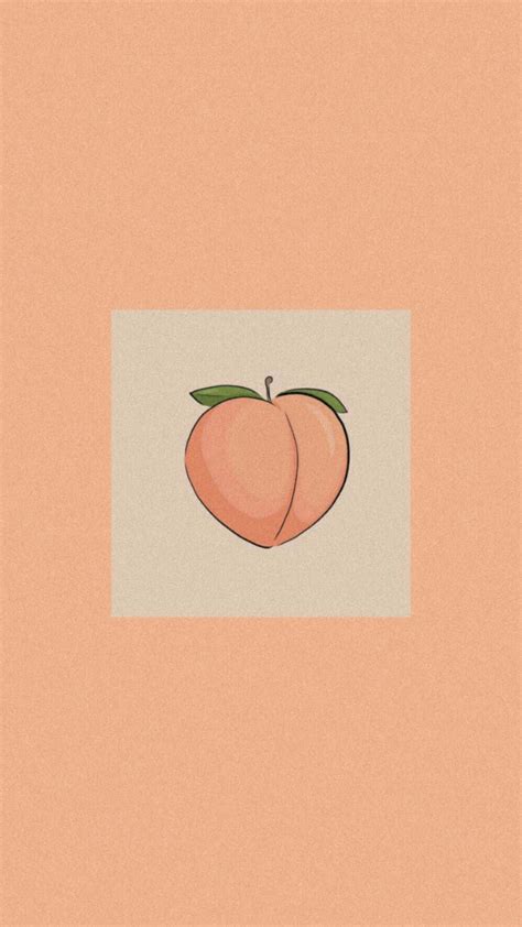 Download Orange Peach Aesthetic Wallpaper