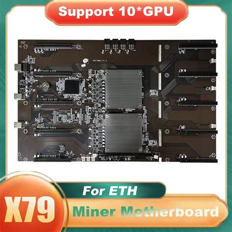 Placa Base De Miner A X Btc Xpcie X Gpu Slot Lga Ddr Msata