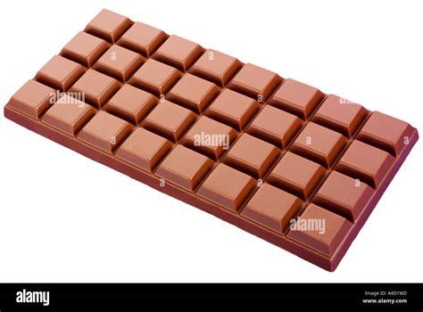 Single Bar Of Milk Chocolate Stock Photo Alamy
