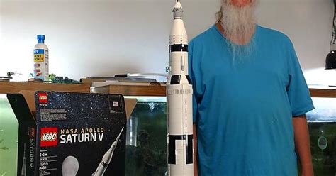 My Nephew Surprised Me With The Saturn 5 Kit My First Lego Set To Make Imgur