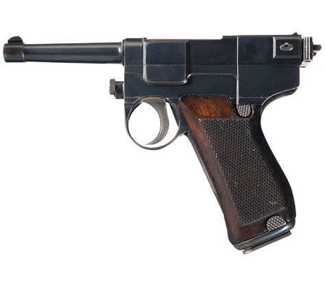 Italian Glisenti Model 1910 Semi-Automatic Pistol with Extra Magazine