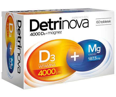 Detrinova 4000 D3 Magnez X 60 Tabletek Cena Opinie Dawkowanie