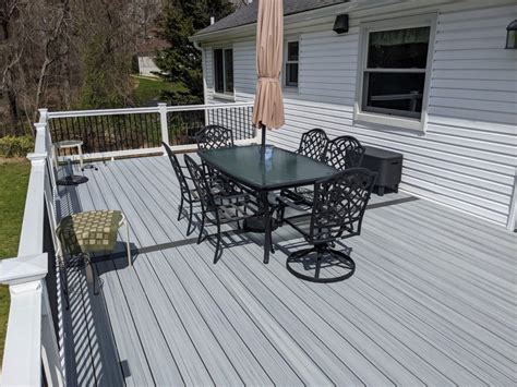 Makeover Monday Foggy Wharf Trex Deck In Howard County Maryland Fence And Deck Connection Blog