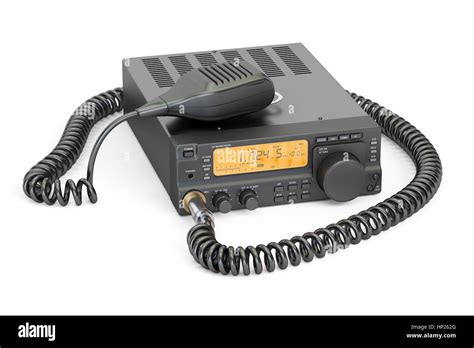 Amateur Radio Transceiver With Push To Talk Microphone Switch 3D