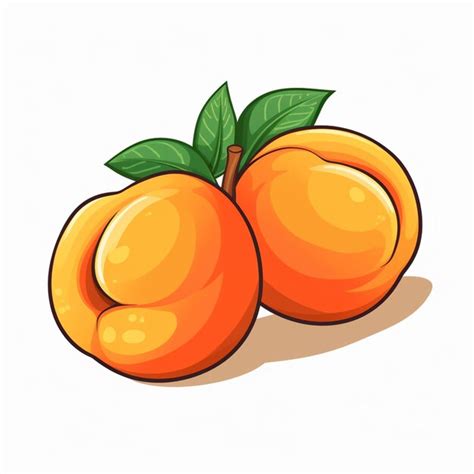 Premium Ai Image There Are Two Oranges With Leaves On Them On A White