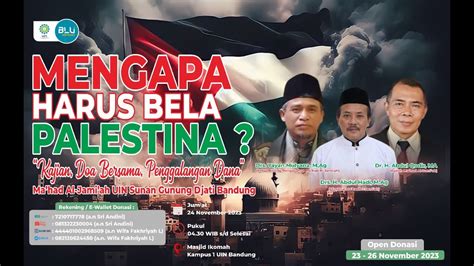 Kajian Doa Bersama Dan Penggalangan Dana Untuk Saudara Kita Di