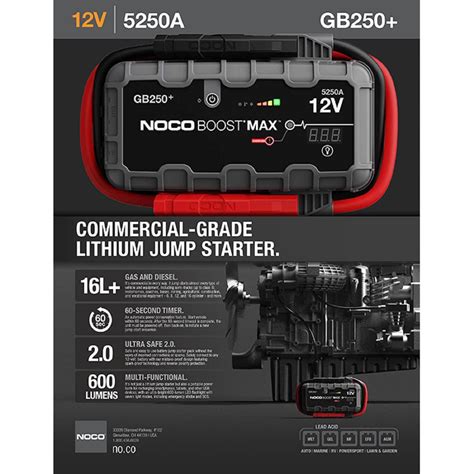 Noco Boost Max Gb V Lithium Jump Starter