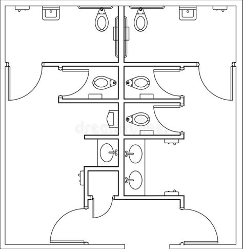 Toilet Plan Stock Illustrations 2867 Toilet Plan Stock Illustrations