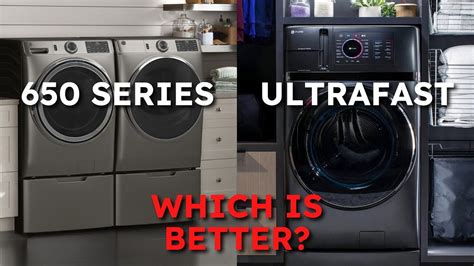 Ge Profile Ultrafast Combo Vs A Regular Ge Washer And Dryer Youtube