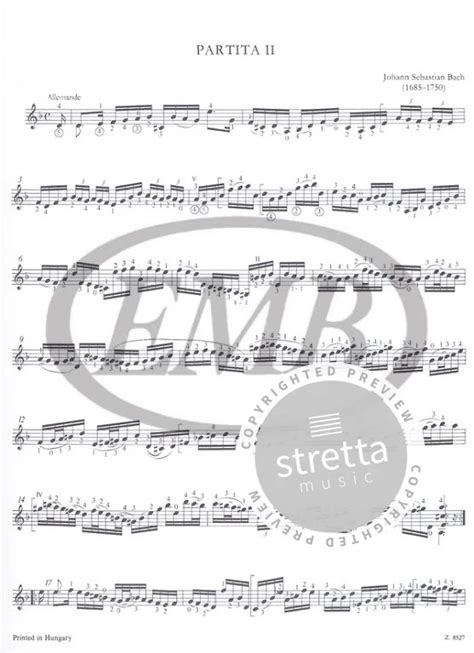 Sonate E Partite Bwv 1001 1006 2 Von Johann Sebastian Bach Im Stretta Noten Shop Kaufen