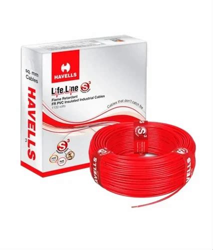 Havells Lifeline Plus S Hrfr Pvc Insulated House Wire Roll Length