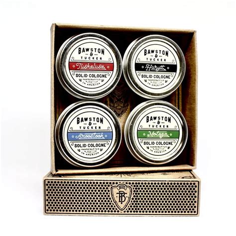 Solid Cologne Samples Set Mini Solids Local Notables Gift Shop