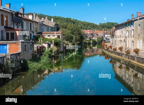 Marne River France, view in summer of the River Marne flowing through ...