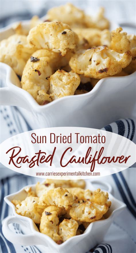 Sun Dried Tomato Roasted Cauliflower