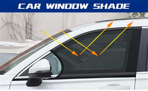 Amazon HEVLE 2PCS Car Window Shades Sun Shade Blocker Car Side