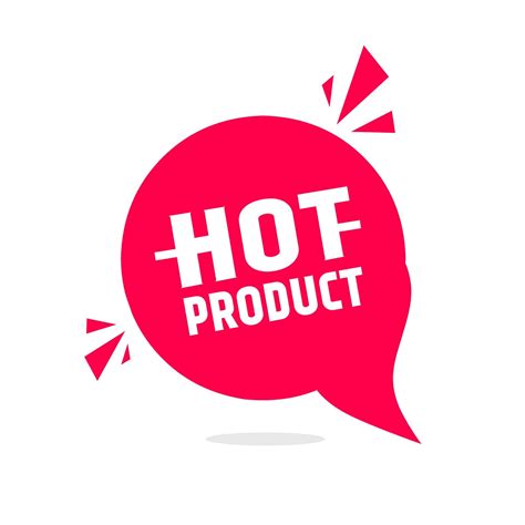 Speech Bubble Hot Product Banner Modern Vector Illustration 14435679 Vector Art At Vecteezy